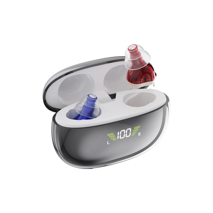 NOVAHEAR GM-932 Mini Ear Buds Hearing Aid Earbuds For Seniors Rechargeable With Hearing Aids Accessories Compact In-Ear Design With 8H Daily Use For Clear Sound